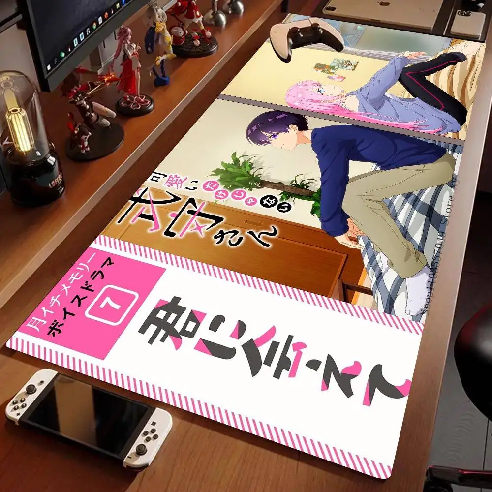 Shikimori's Not Just A Cutie Anime Mousepad Non-slip Suitable For Office Computers Laptops E-sports Game Desk Mats XXL Keyboard
