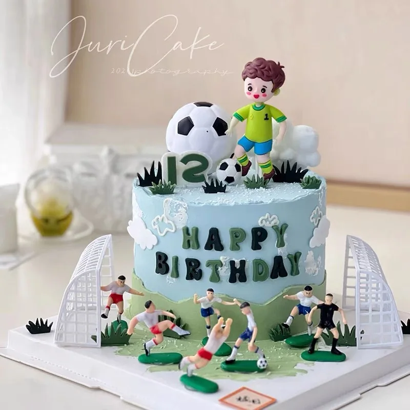 

Acrylic Football Basketball Cake Topper Sport Theme Happy Birthday Soccer Cupcake Topper Kids Boy Birthday Party Cake Decoration