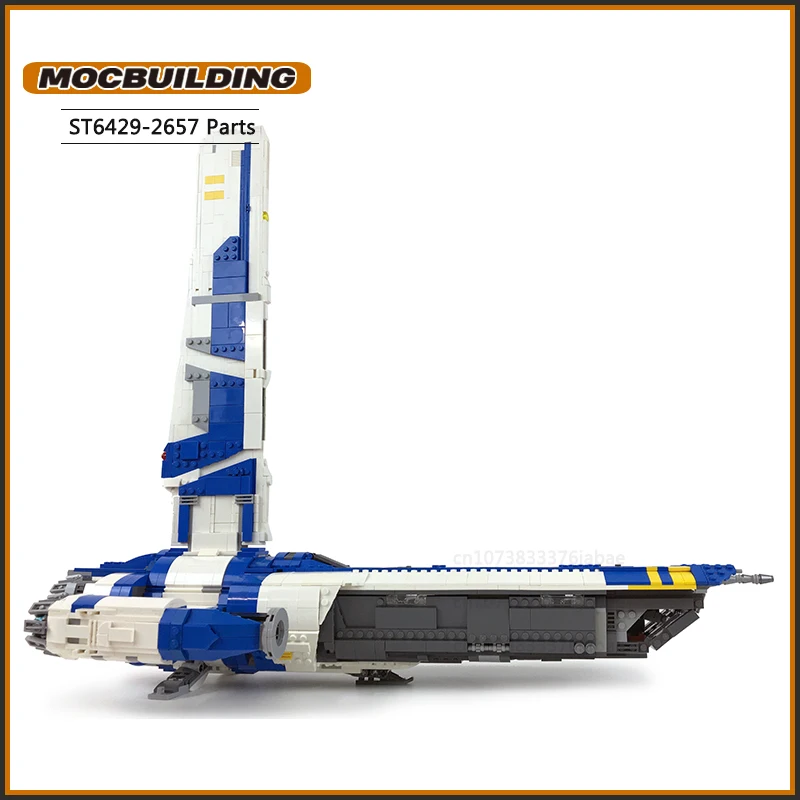 Space Movie New MOC Stinger Mantis Building Block Spaceship Shuttle Rocket Ultimate Playset Technology Bricks Collection Toys