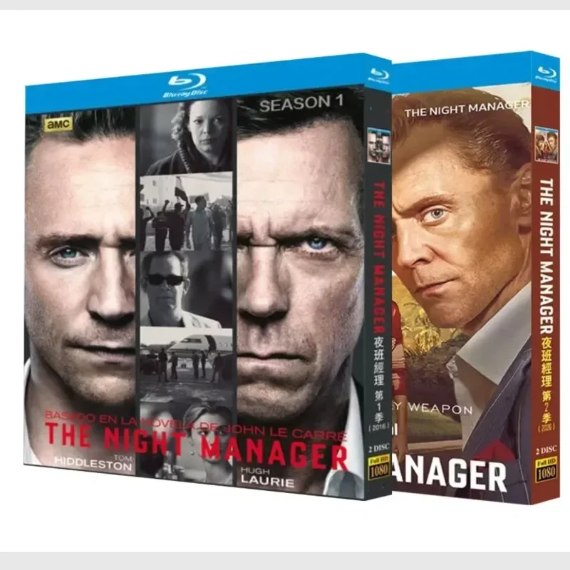 The Night Manager Season 1-2: 4-Disc Blu-ray Disc New Sealed Box Set High Definition BD