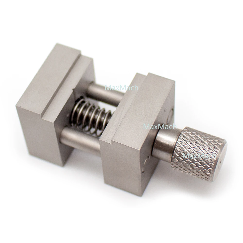 

Mini Bench Vise Stainless Steel Precision 2-in-1 Small Bench Vise for Assembled Model Making Tool Hobby DIY Accessories