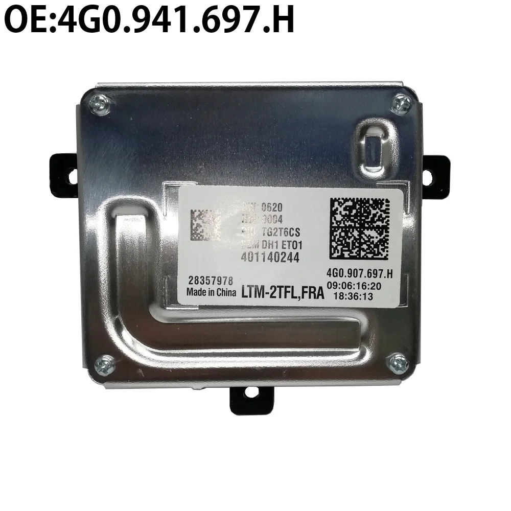 OEMHIDS NEW 4G0907697H 4G0.907.697.H for Volkswagen Huiang Magotan Headlight DRL Daytime Running Light Driver Module Computer