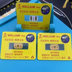 Latest Version Wellsim Pro Single Side Adhesive Universal Card Sticker For Ip6 To Ip16 Pro Max Stable Sticker