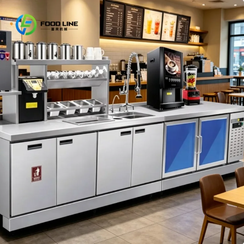 

Automatic Milk Tea Maker Machine Fully Automatic Commercial Beverage Equipment for Milk Tea Shops