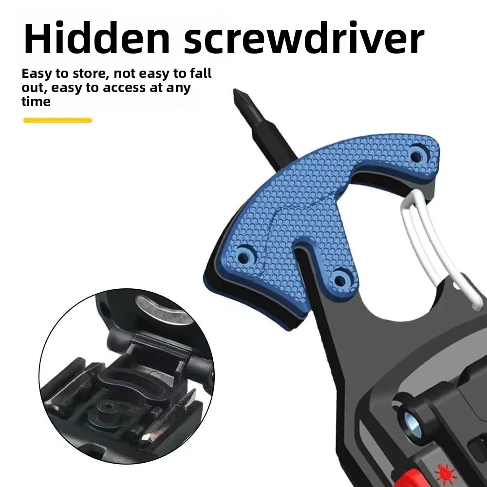 Mini Portable Keychain Flashlight - LED Super Bright Laser Torch Strong Magnetic Outdoor Emergency Light