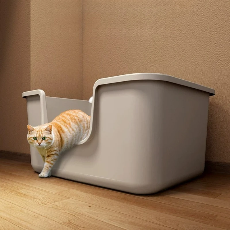 Side Entrance Detachable open‑ended Small Litter Box Luxury Defecation Drawer Litter Box Arenero Para Gatos Household Products