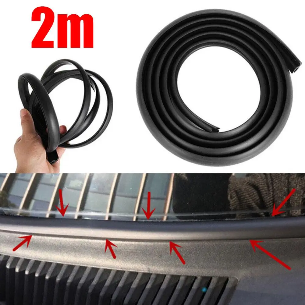 2m Auto Dashboard Sealing Strip Universal Car Sticker Rubber Seals Noise Insulation for Weatherstrip Car Accessories Z4F2