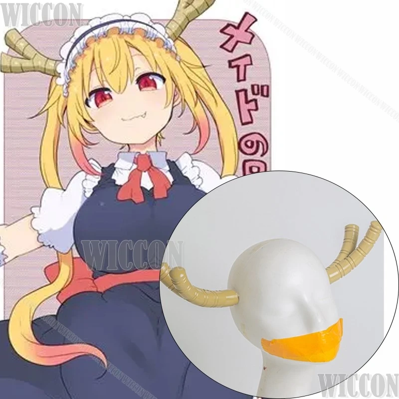 Toru Iruru Kanna Kamui Dragon Horn Anime Miss Kobayashi's Dragon Maid Cosplay Prop Holloween Party Play Women Cute Corner Cos