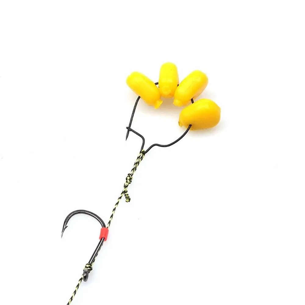 

Steel 20PCS Carp Fishing Bait Sting Pin Rig Tackle Bait Ring Hooks Maggot Clips Fishing Bait Ring Fishing Maggot Clip