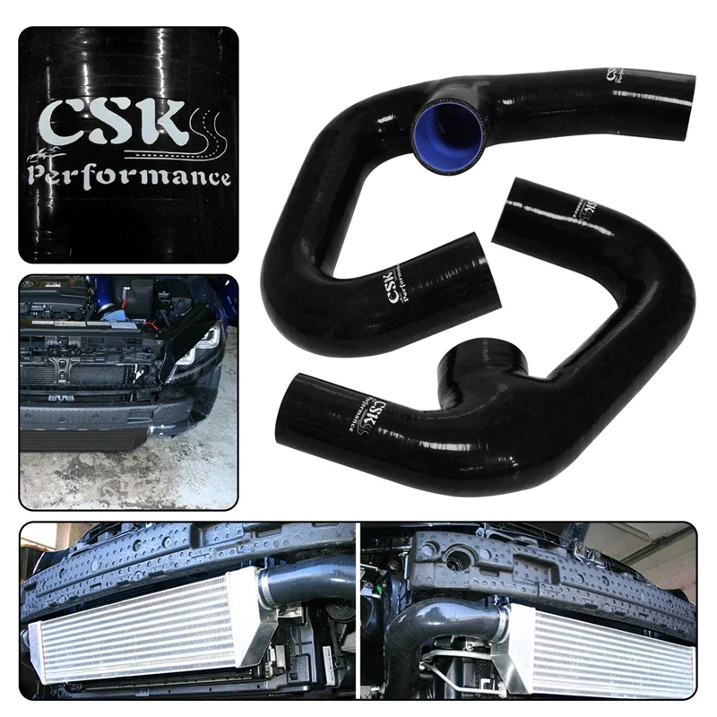 

Silicone Hoses of Twin Intercooler Fits for VW Golf R GTI 2.0T MK7 2015-2017 Black/Blue/Red