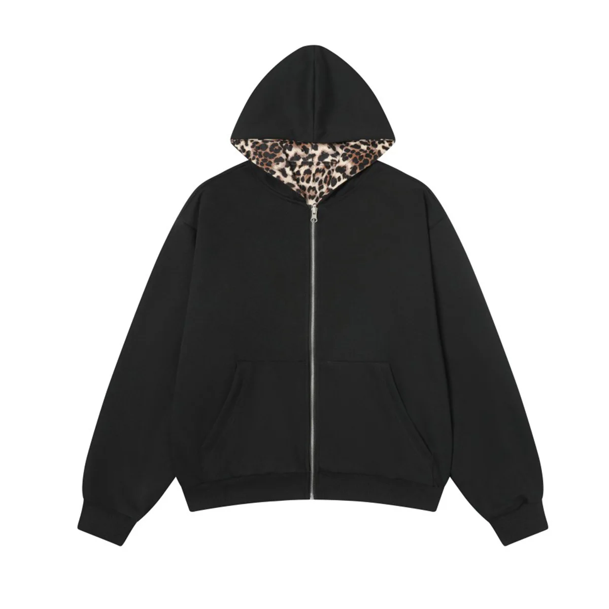 Hip Hop Streetwear Hooded Jacket 2025 Autumn Reversible Jacket Coat Men's Harajuku Outwear Vintage Clothing