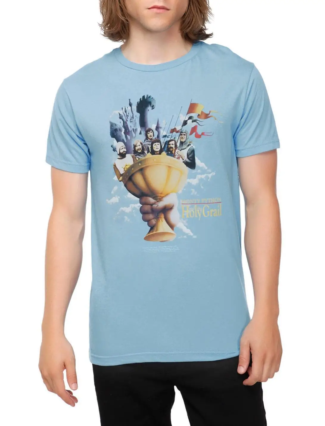 

Monty Python and the Holy Grail Movie Men's Officially Poster Art Tee T-Shirt