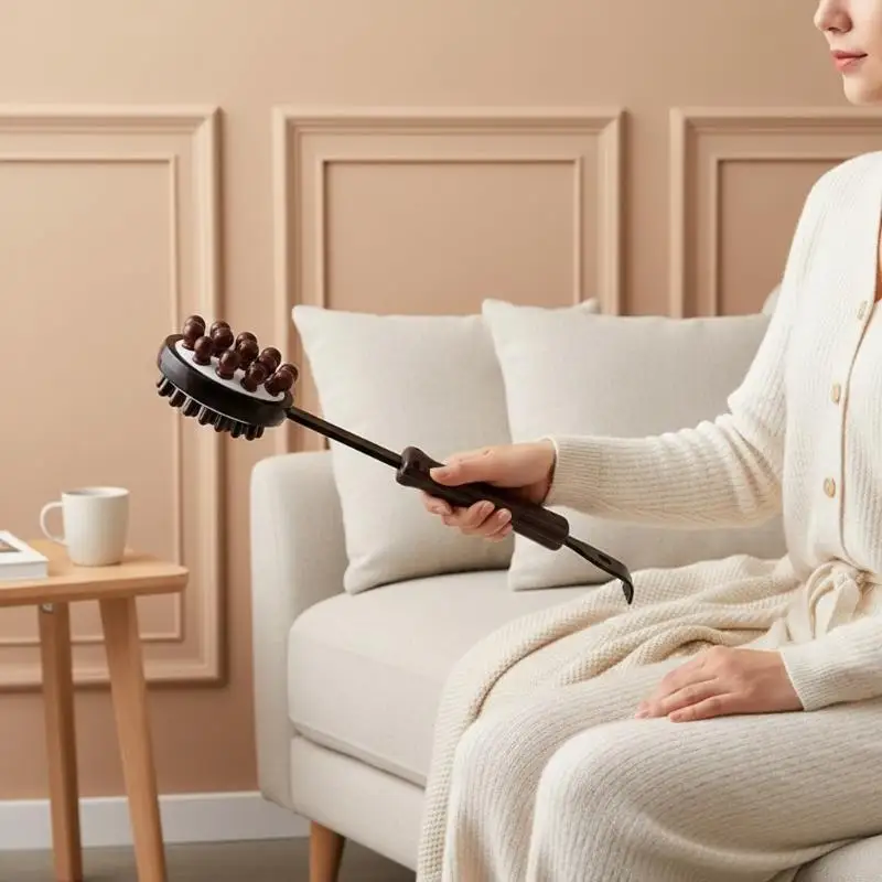 1 Piece Retractable Double Sided Massage Hammer Handheld Body Beating Stick For Back Shoulder Neck Muscle Relax Household Tool