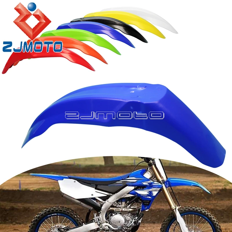 Universal Plastic Motocross Dirt Bike Front Fender Mudguard For Yamaha WR250F WR450F YZ XT TTR225 TTR230 WR250R YZ80 YZ125