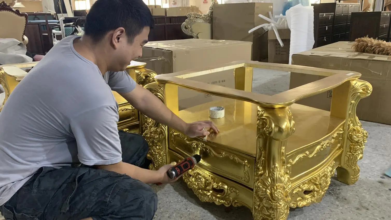 

Европейский роскошный обеденный стол на 8 персон, прямоугольный, 2,4 метра, из массива дерева с мраморной столешницей, со стульями