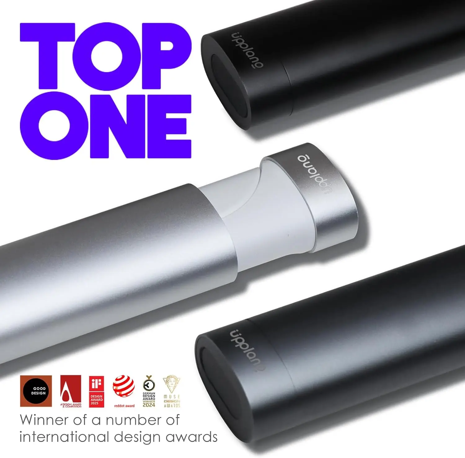 فرشاة أسنان كهربائية، فرشاة أسنان سونيك محمولة للسفر مع حقيبة واقية قابلة لإعادة الشحن عبر USB-C، شعيرات مريحة محايدة، Waterpr