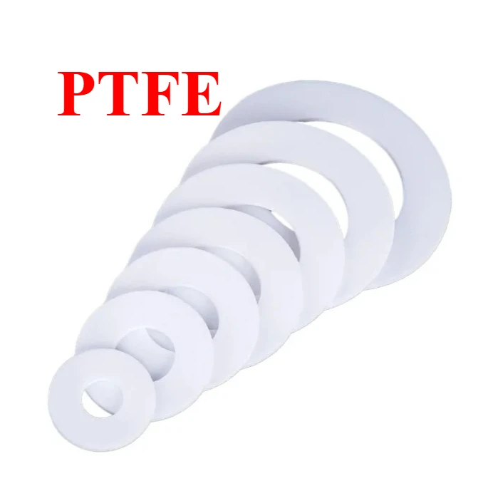 6 8 10 11 12 14 15 16 18 19 20-105mm PTFE Ring Flat Washer Seal Gasket Strip Spacer Sealing Pressure Gage