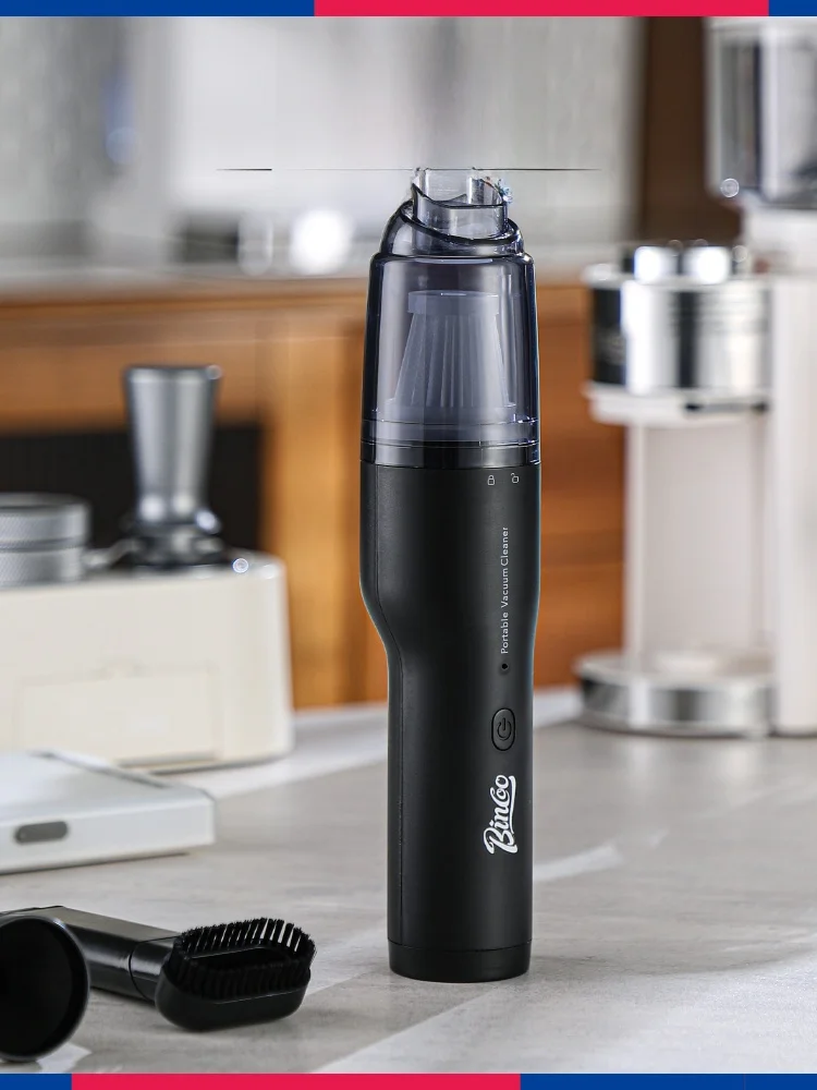 

Bincoo Portable Handheld Coffee Vacuum Maker Car Coffee Grinder Dust Collector Dual Use Coffee Machine for Desktop
