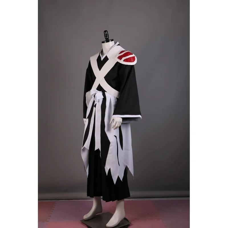 Bleach Anime TYBW Ichigo Bankai Robe Cosplay، مجموعة أزياء كاملة لحرب الدم لمدة ألف عام مع دعامة شعر مستعار jk؛ 6