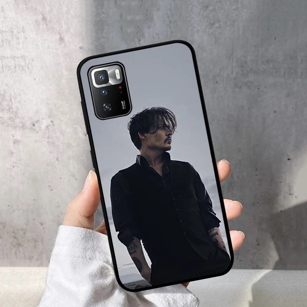 J-Johnny Depp Phone Case For Redmi Note 4 X 5 A 6 7 8 T 9 9S 10 11 11S 11Epro Poco M3 Pro