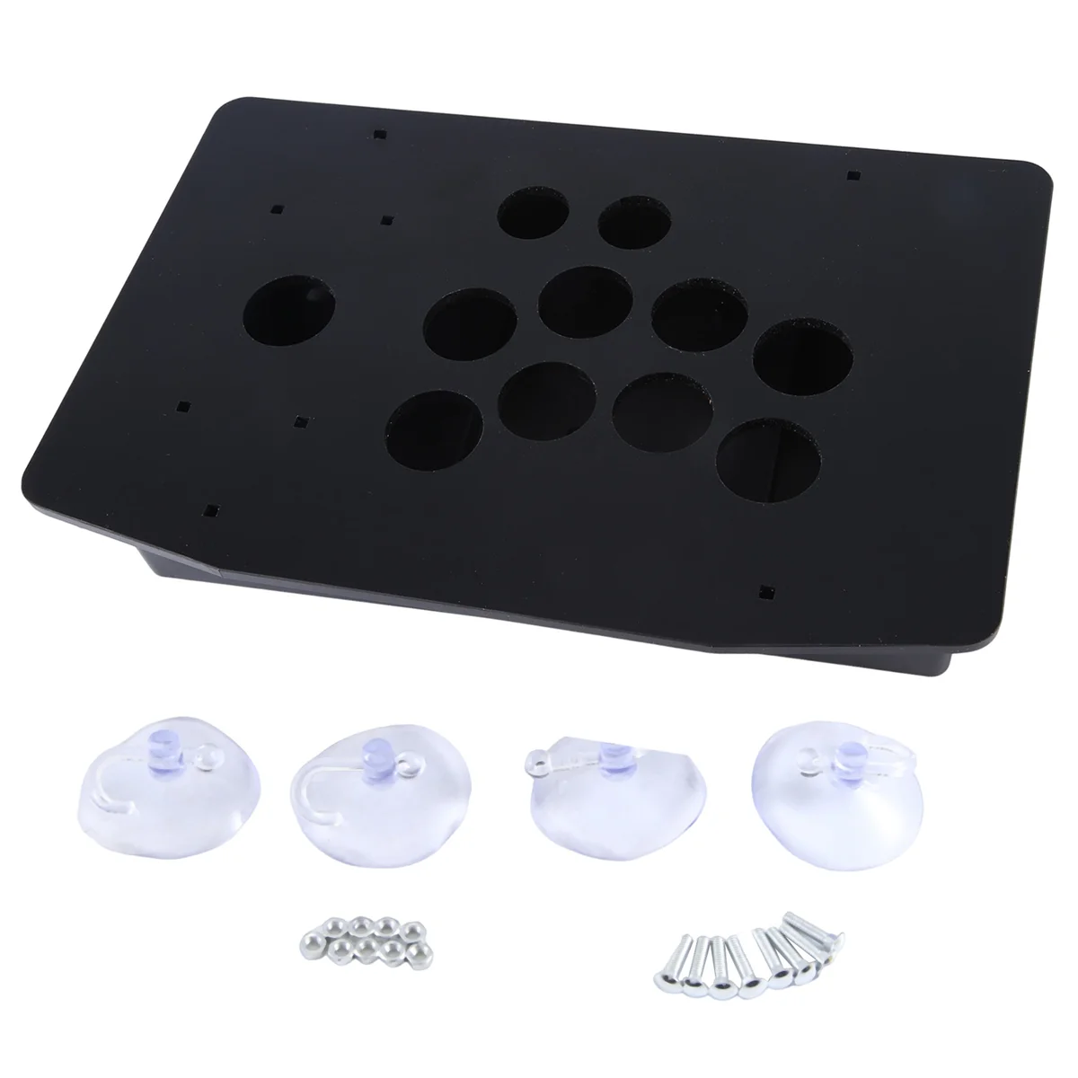 Newest Arcade Joystick Acrylic Panel Case for Arcade Game Machine DIY Can Be Installed Joystick Button for Retro Video Game