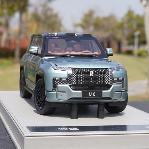 BYD Probe U8 Legierung Automodell, SUV Tischplatte Dekoration, Mikromodel-Sammlung, Display-Geschenk, 1:18