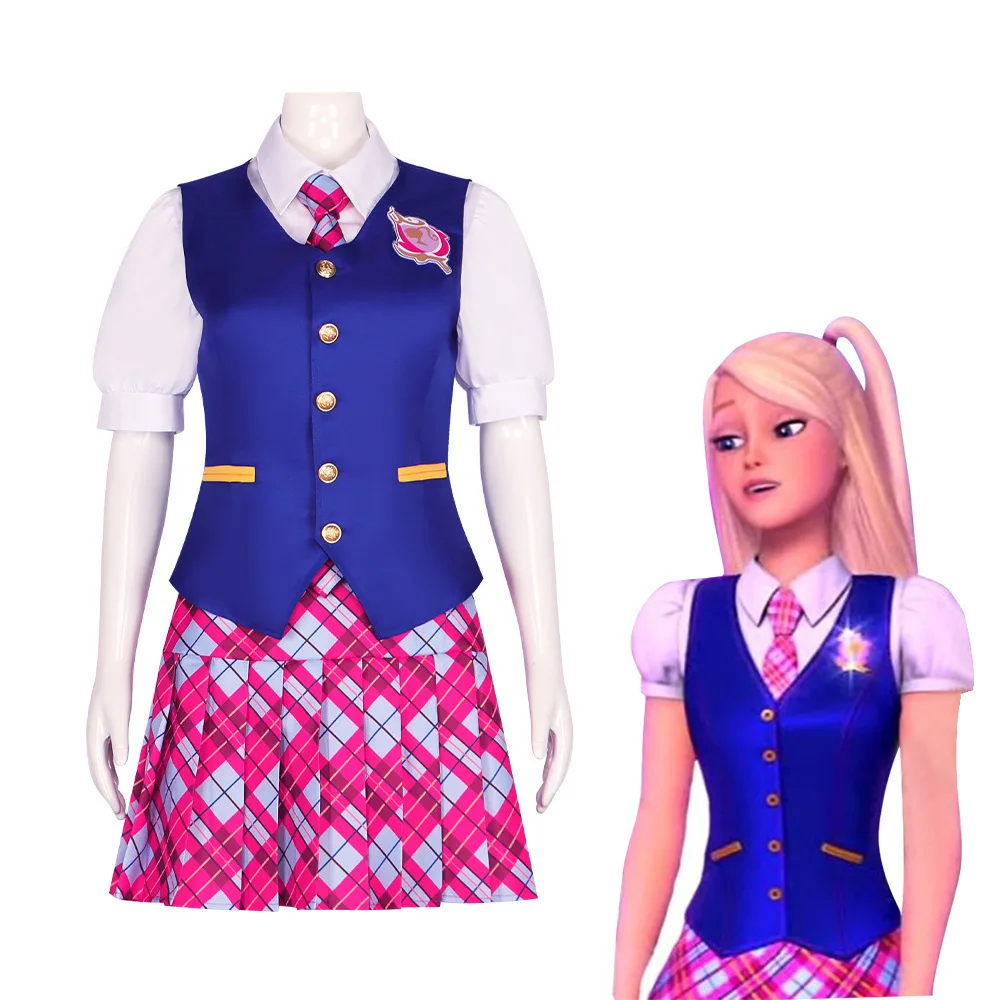 Kostium Cosplay Delance, Ubranie na Halloween w stylu Enchanted Prince School, Strój do odgrywania ról, Damska odzież etniczna na scenę