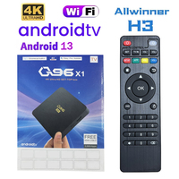 Q96 X1 Smart TV Box Android 13 Allwinner H3 Quad Core WIFI 4K Set Top Box Media Player H.265 Home Theater q96 tv Box IPTV