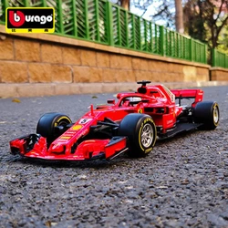 Bburago 1:43 2021 Ferrari F1 Formula SF21 #55 #16 Alloy Sports Car Model Carlos Sainz and Charles Leclerc Exclusive Race Car Toy