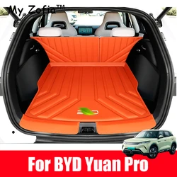 For BYD YUAN UP YUAN PRO 2024 2025 Car Cargo Liner Specialized TPE Trunk Floor Mat Waterproof Durable Carpet Tail Accessories