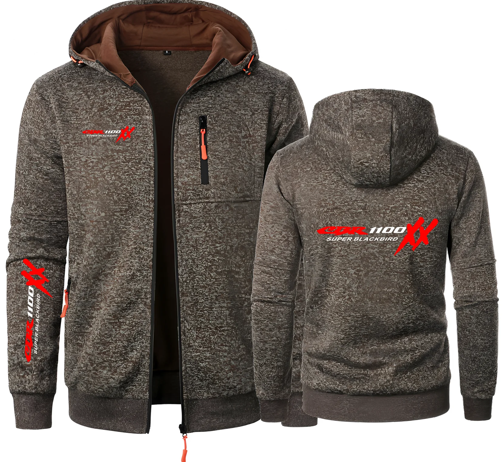 Motorcycle CBR 1100 SUPER BLACKBIRD XX Men Jackets Hoodies Hondaes Men CBR 1100XX Zipper Sweatshirts Male F1 Mens Outerwear