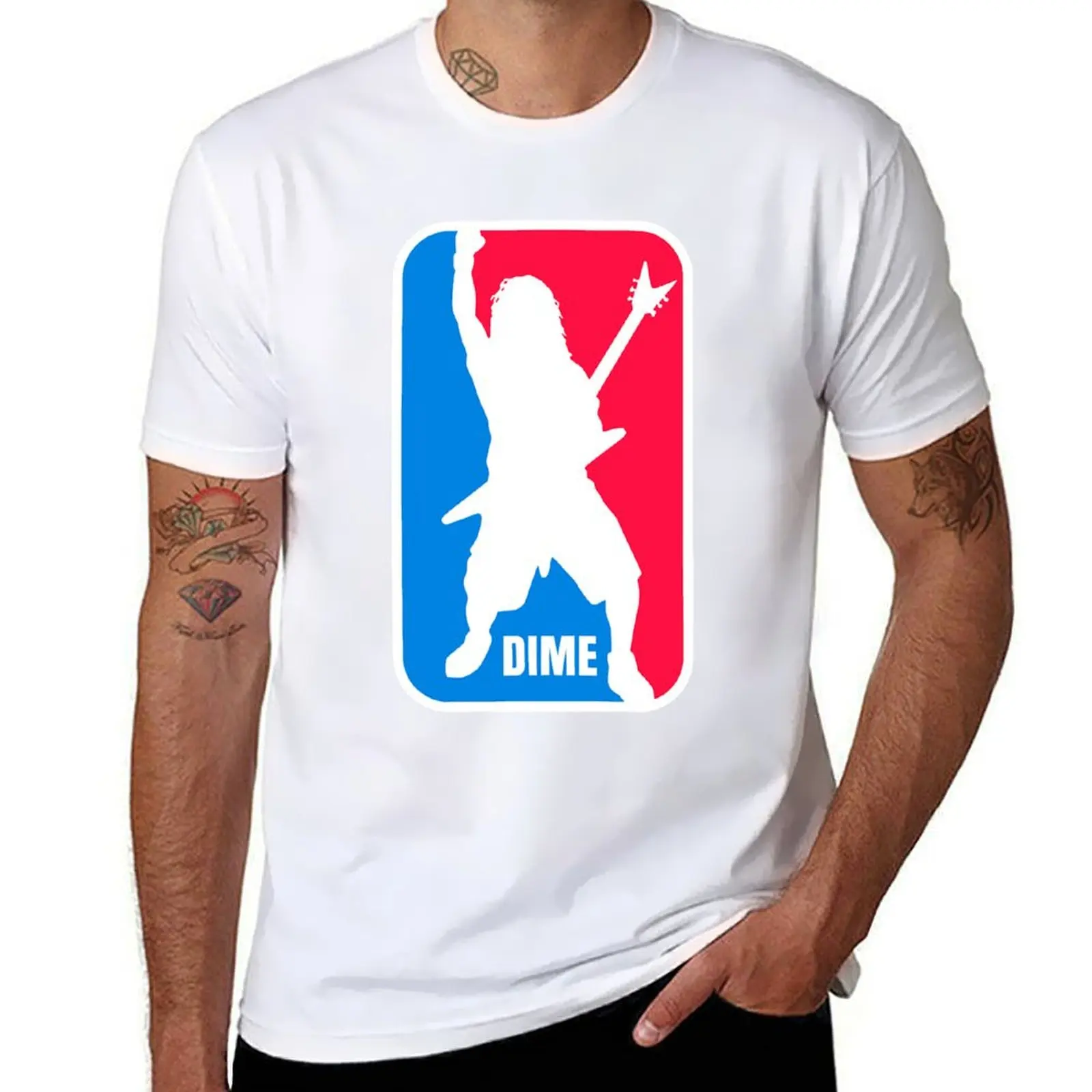

Dime Dimebag Darrell Sport Logo T-Shirt Summer Sports Quick Dry T-Shirt