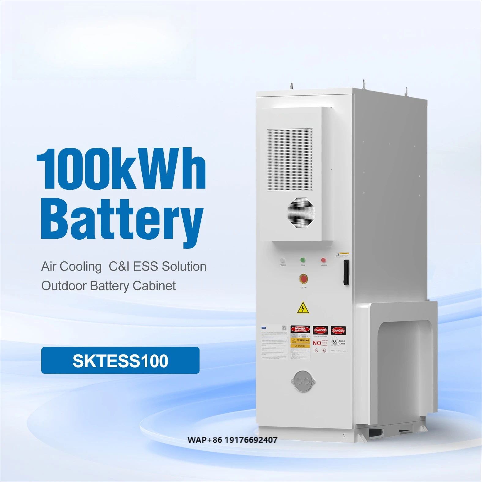 Lifepo4 Battery for Home Energy Storage System 48v 100kwh Lifepo4 Battery Cabinet Lithium Iron Battery Cabinet Fireproof