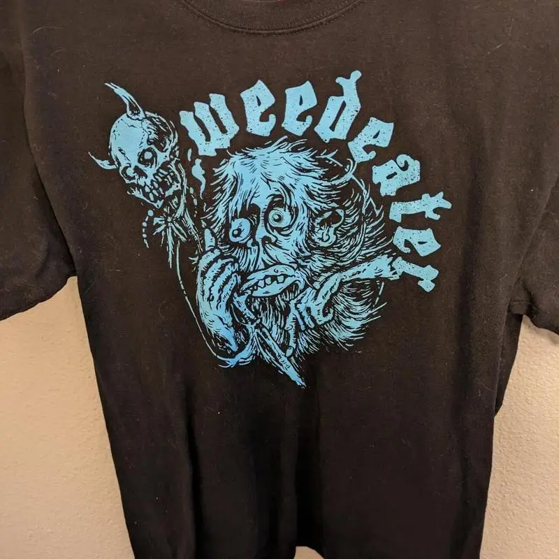 

Футболка группы Weedeater, черная, 100, хлопок, полный размер от S до 4XL