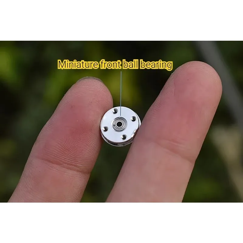 1220 Mini 12mm*20mm 3-Phase Inner Rotor Brushless Motor DC 7.2V 43600RPM High Speed Power Ball Bearing DIY RC Car Boat Model