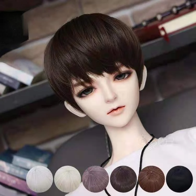 60cm Doll Wigs 1/3 Bjd Doll Wig Male Doll Wig Hair Short Hair Accessories Toy (only Wigs No Doll)