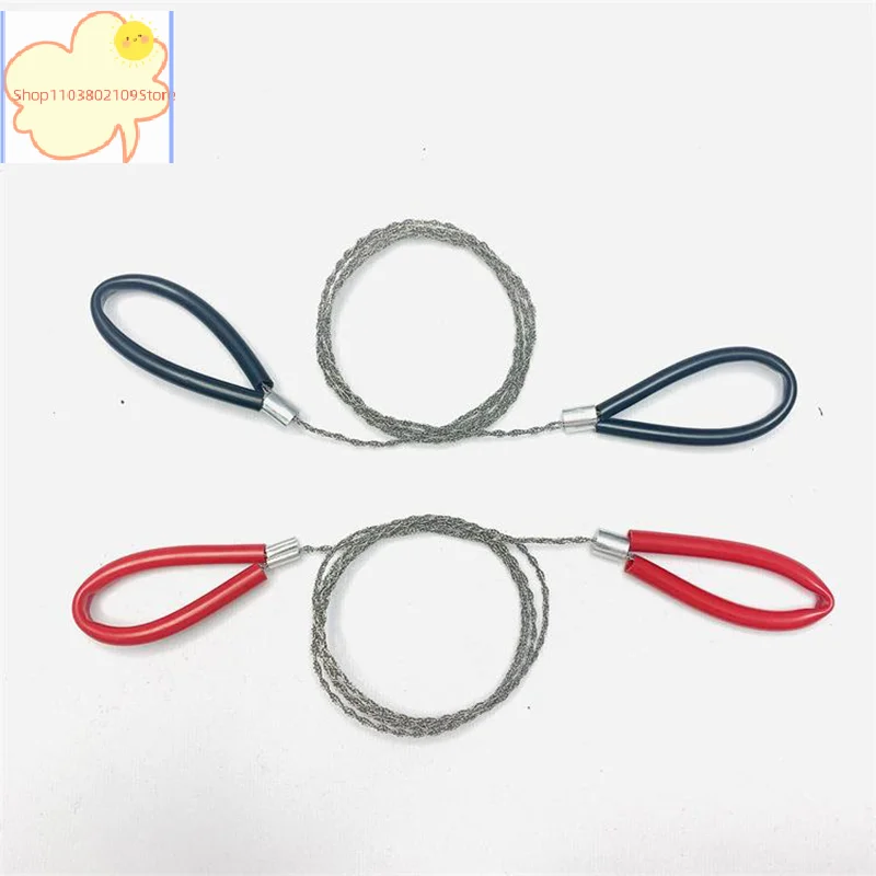 【HT】Hand Operated Wire Saw Rope Saw Wire Saw Rescue Saw Wilderness Survival Cable Saw Equipment Outdoor Survival Supplies