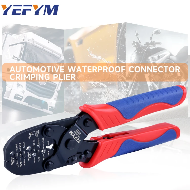 Open Barrel Terminal&Weather Pack Terminal Crimper YEJ-032BO für AWG 22-14(0,3-2mm2)Molex, Delphi, AMP/Tyco,Metri-Pack 150, 280 – Detail 1