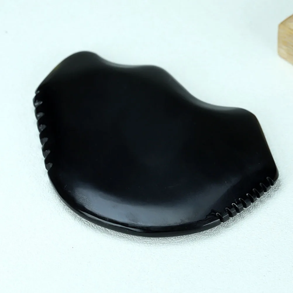 

1 шт. скребок Гуа Ша из натурального камня, полированный массажный инструмент для тела, релаксация лица, облегчение боли, стимулятор потока крови