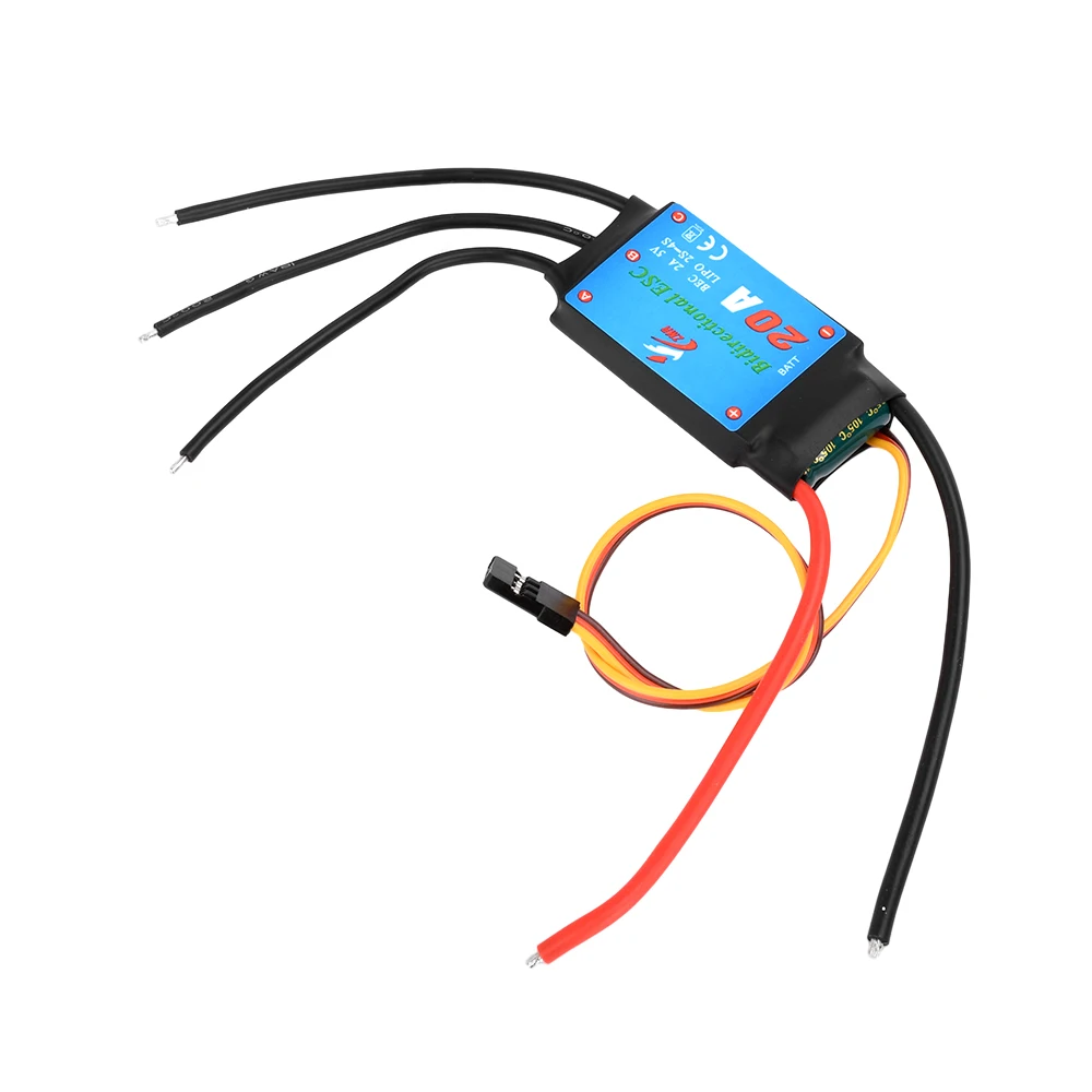 20A/30A/40A/50A Bi-directional brushless ESC for remote control of wind-powered boats RC cars Ships Underwater propellers