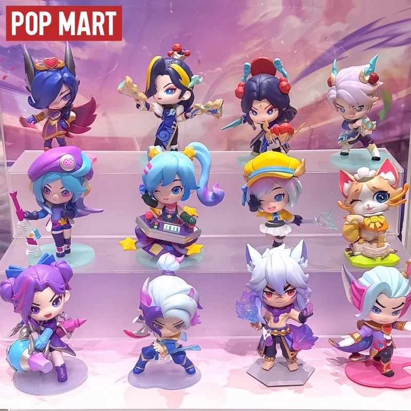 الأصلي POPMART Teamfight تكتيكات ليتل ليجند سلسلة 2nd العصرية صندوق أعمى شخصيات عالية الجودة الديكور مفاجأة الهدايا اللعب #1