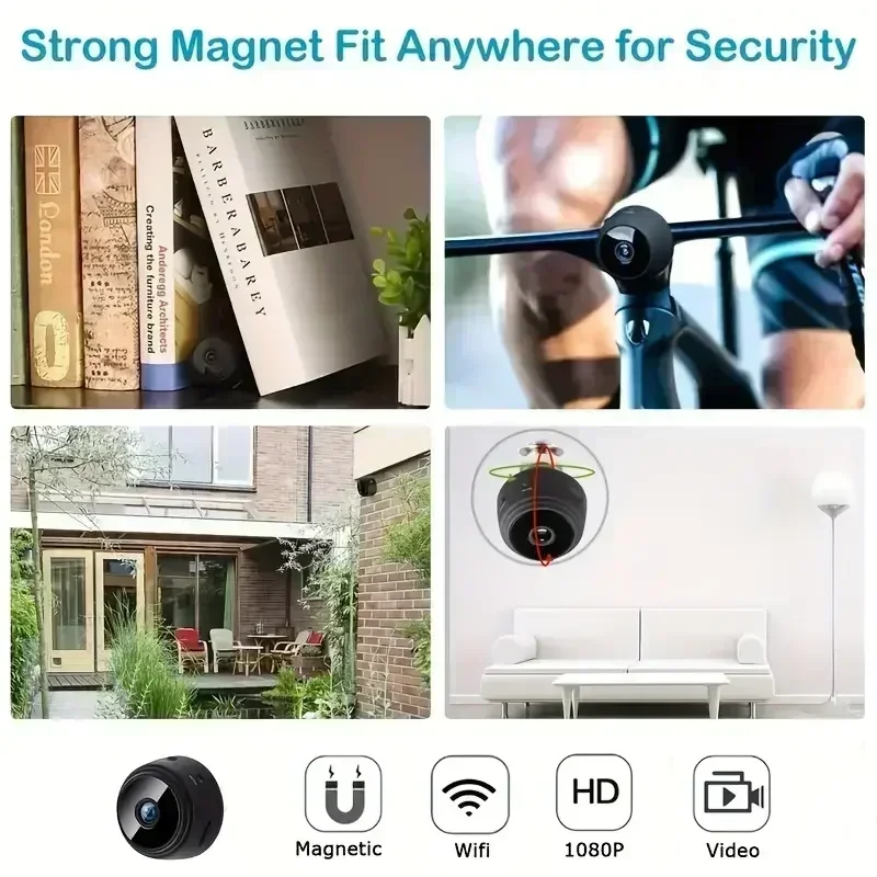 A9 WiFi Camera Safety Monitor Mini 1080P HD Camcorders Indoors Night Version Video Intelligent Camera Security Protection image 5
