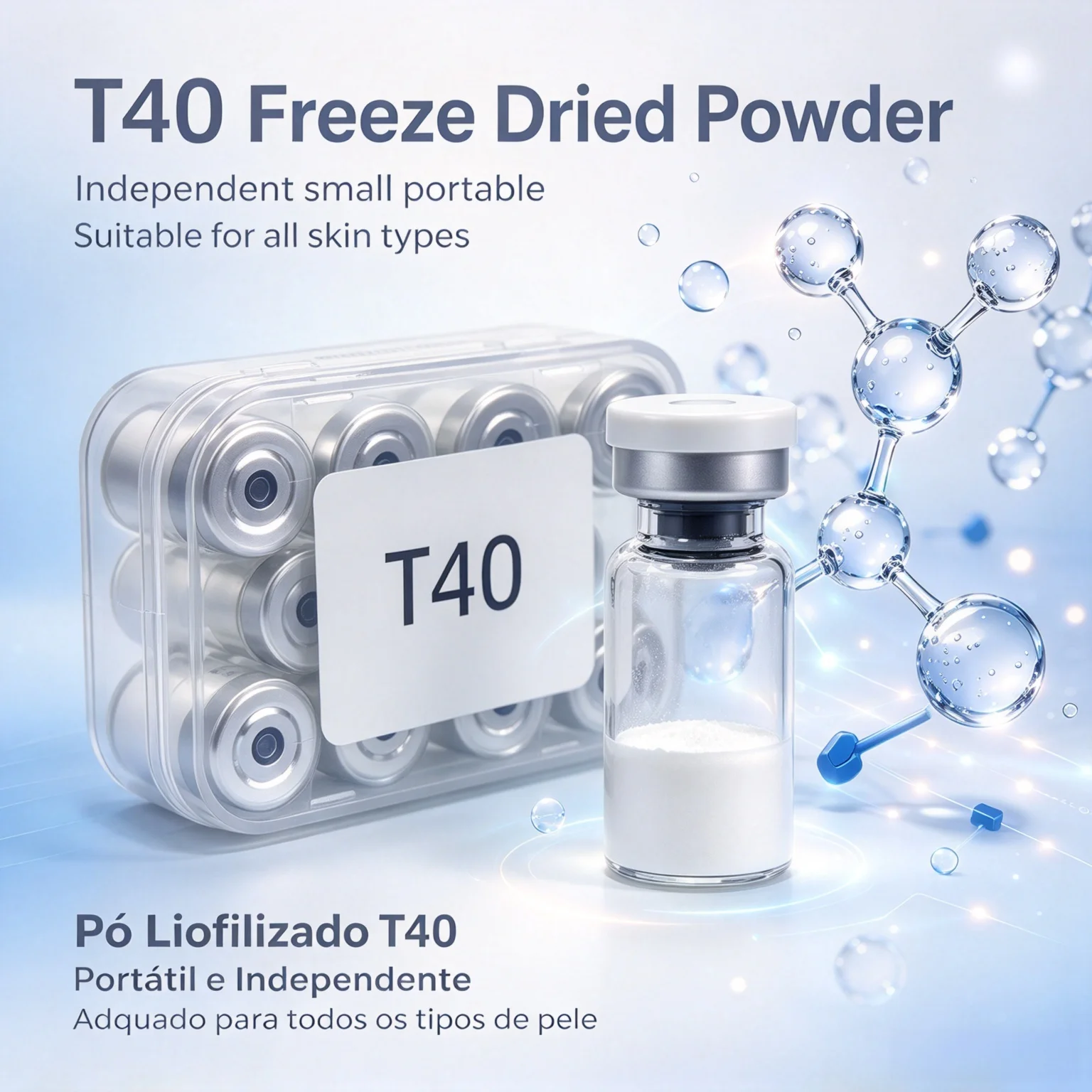 High-Quality  Freeze-Dried Powder, Repairs Skin Damage (Random Cap Colors, Production Date Subject to Actual Goods)