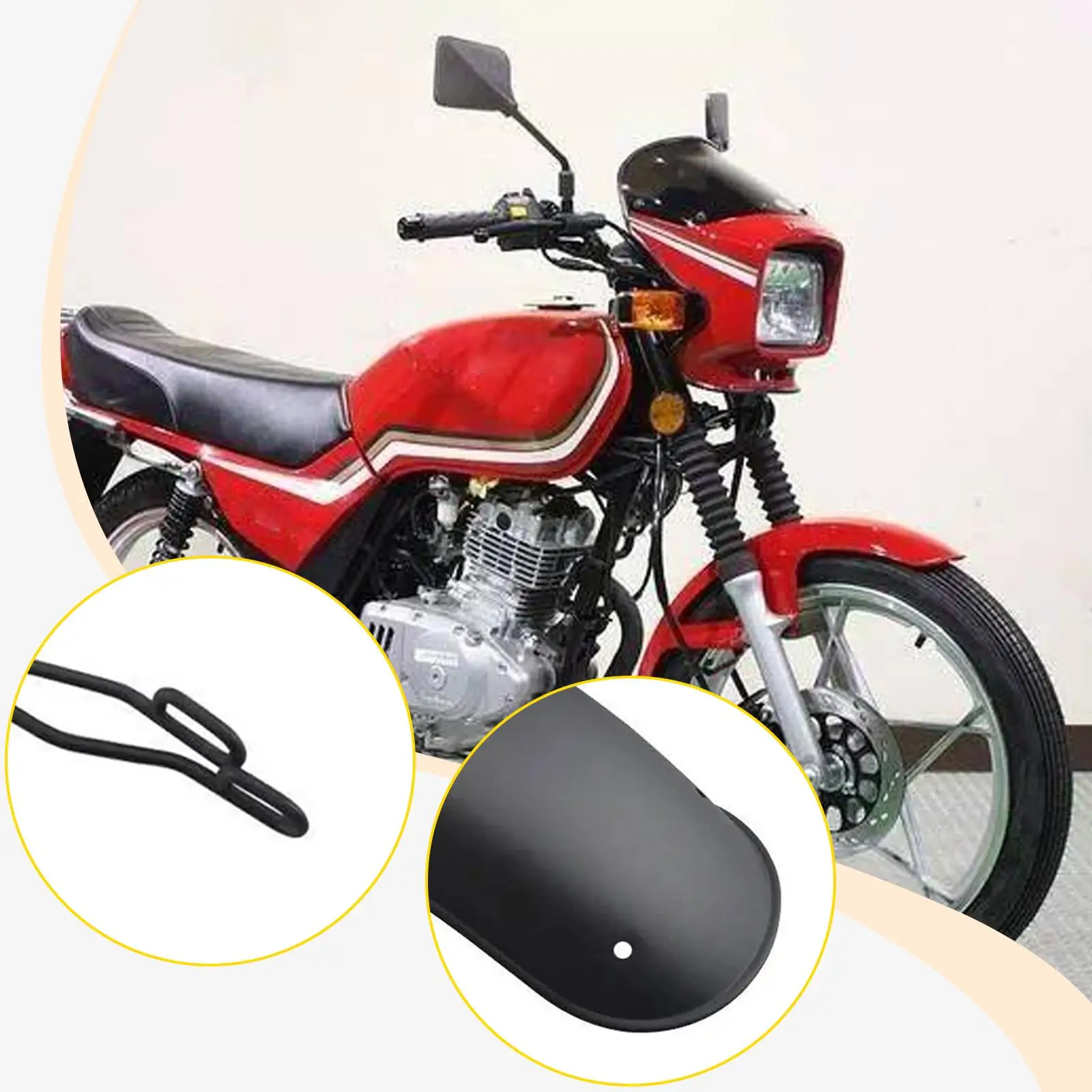 Mudguard Protector Direct Replace Modify Parts for 16/17/18-inch Front Wheels