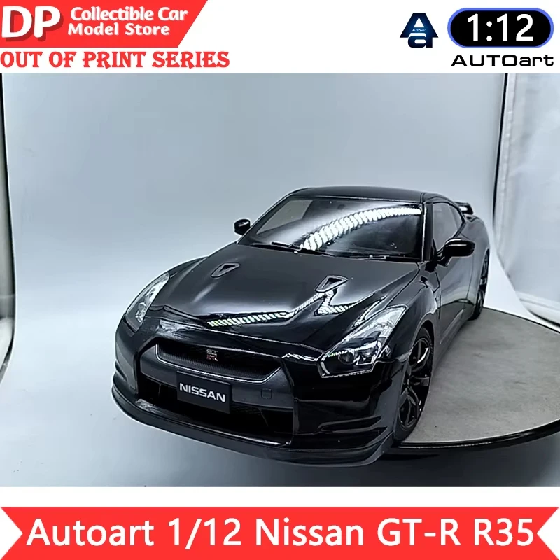 

Autoart 1/12 Nissan GT-R R35 Premium Edition Super Black Die-Cast Model Car Out of Print Series, Ship Now