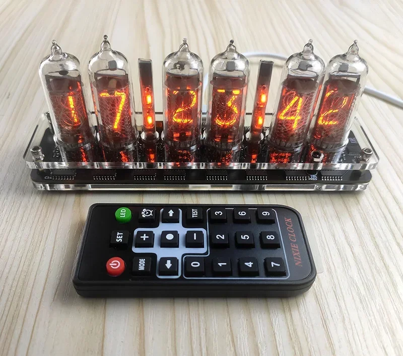 6-bit IN-14 glow tube clock IN14 nixie clock