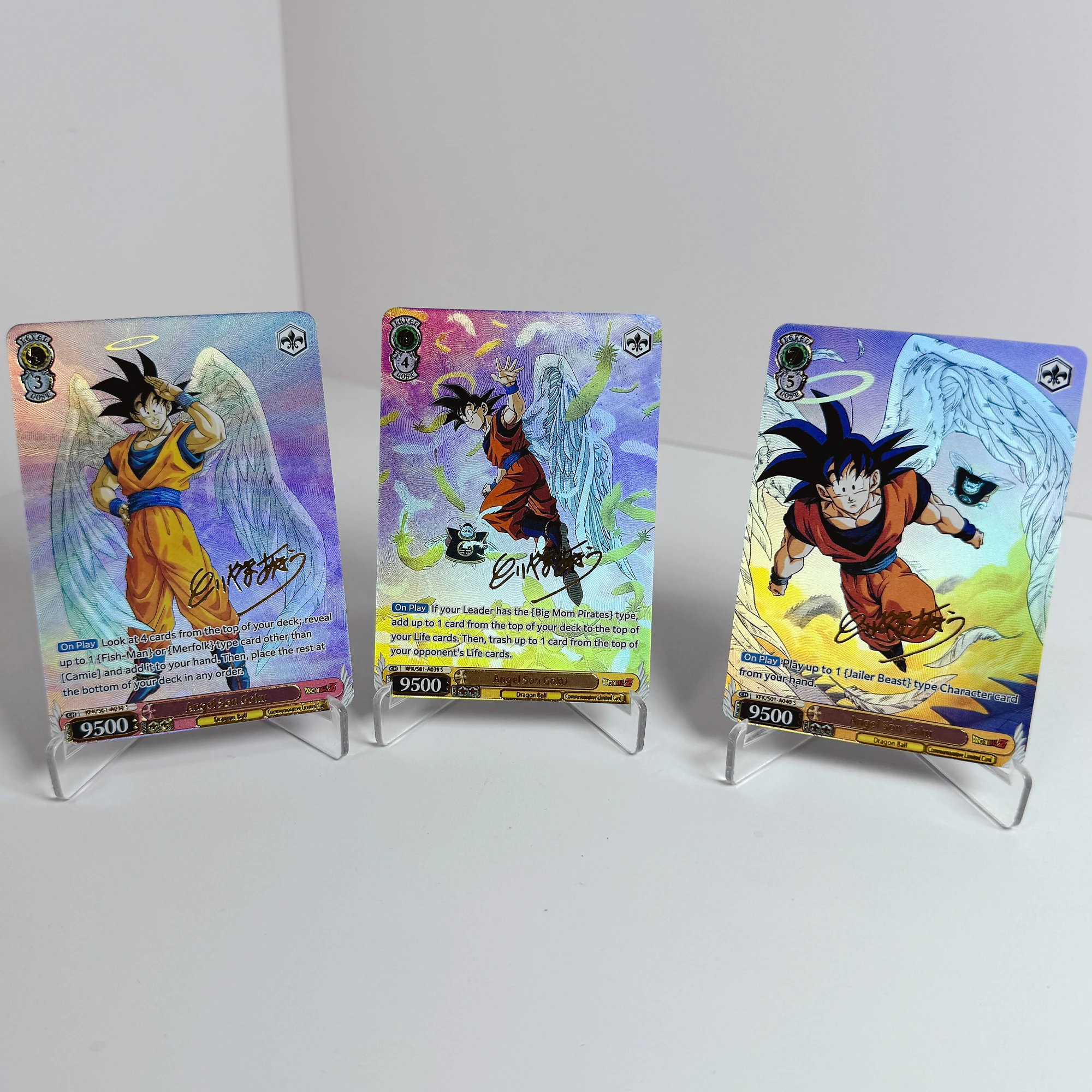 Dragon Ball Goku Shenron Master Roshi Piccolo Vegeta Color Flash Card Diy Self Made Classic Game Anime Collection Card Gift Toys