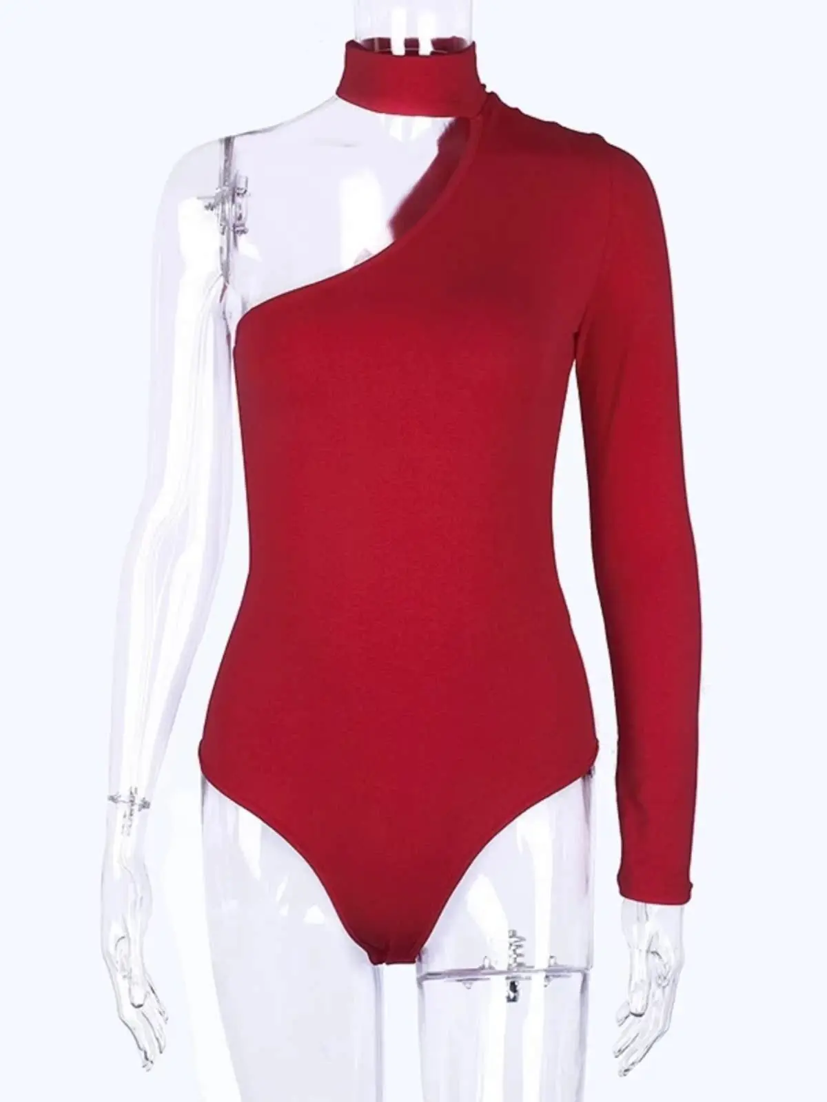 Sexy cinturino stretto irregolare Top una tuta per le donne Pantaloni lunghi a vita bassa Primavera 2024 Nessun marchio registrato di marca