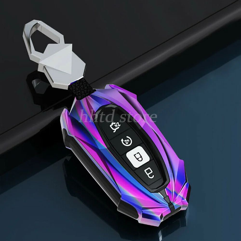 

Zinc Alloy Remote Start Smart Car Key Fob Case Cover Protector Holder Auto Accessories Shell For Lincoln MKC MKZ MKX Navigator