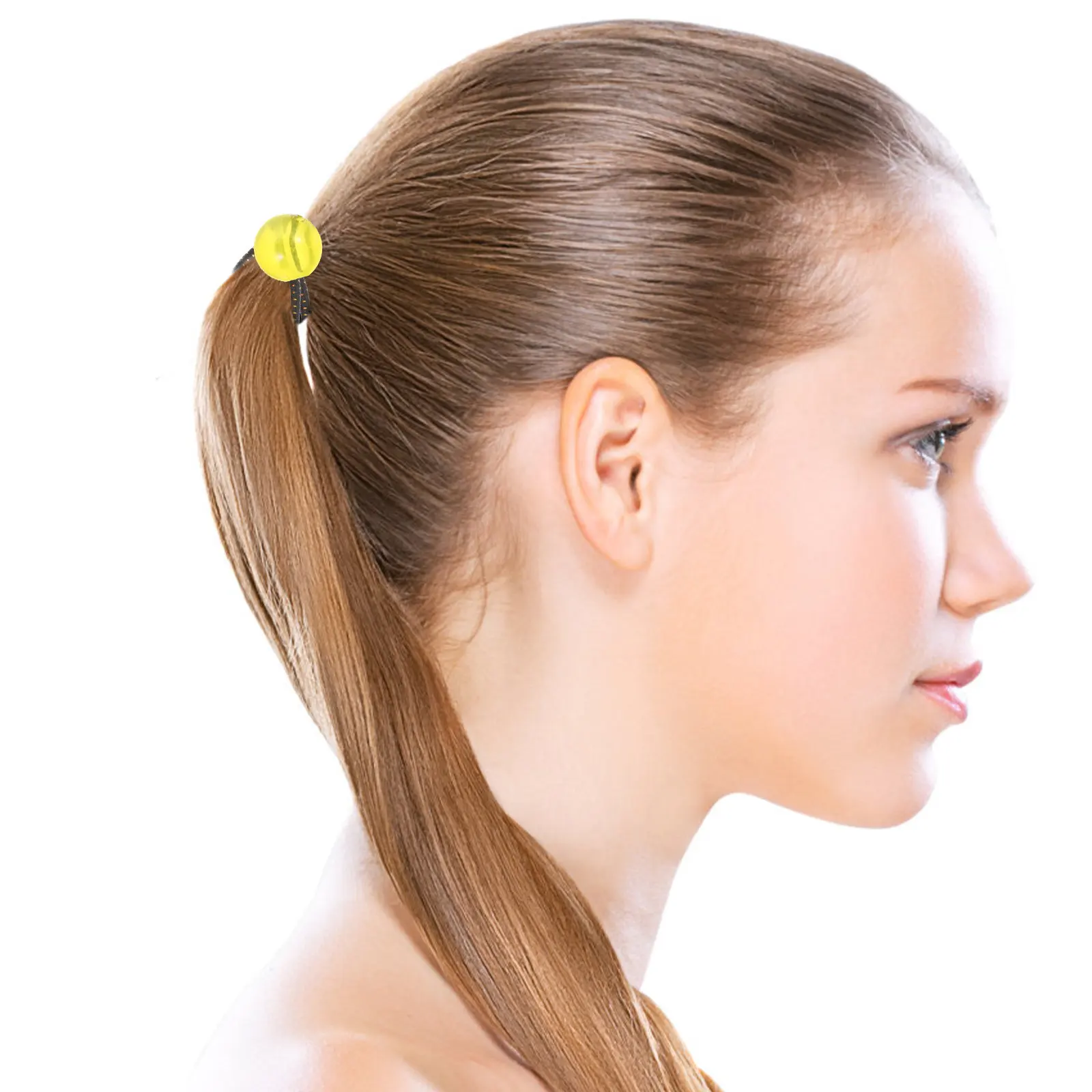 

24 Pcs Hair Ropes Tie Elastic Ponytail Holders Ties Double Balls High